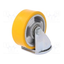 1 pcs x RADER - KJM-ALPU 100K - Transport wheel, Ø: 100mm, W: 40mm, H: 130mm, torsional, 200kg, ALPU