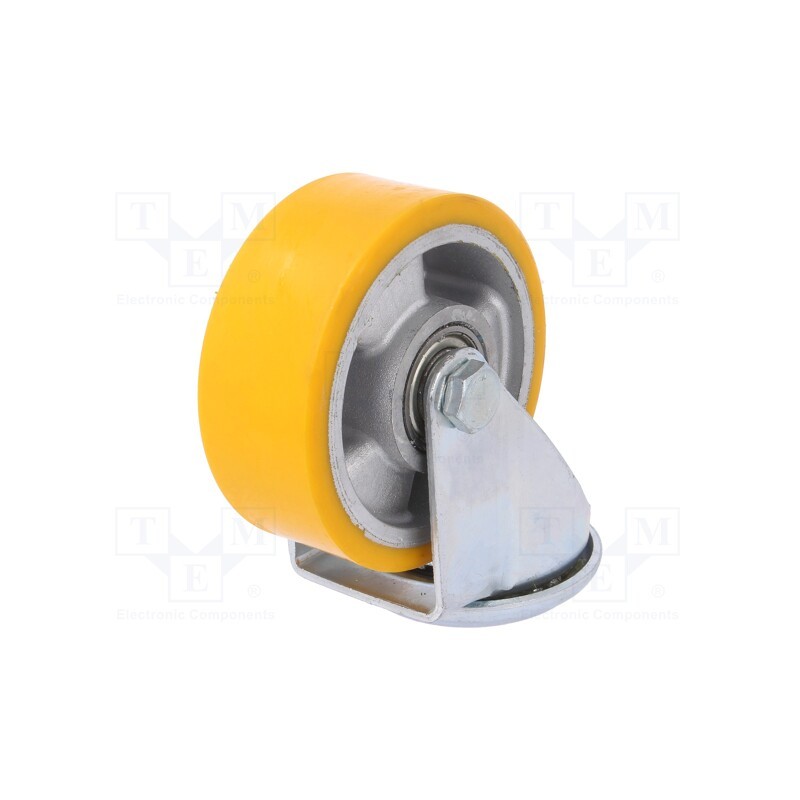 1 pcs x RADER - KJM-ALPU 100K - Transport wheel, Ø: 100mm, W: 40mm, H: 130mm, torsional, 200kg, ALPU