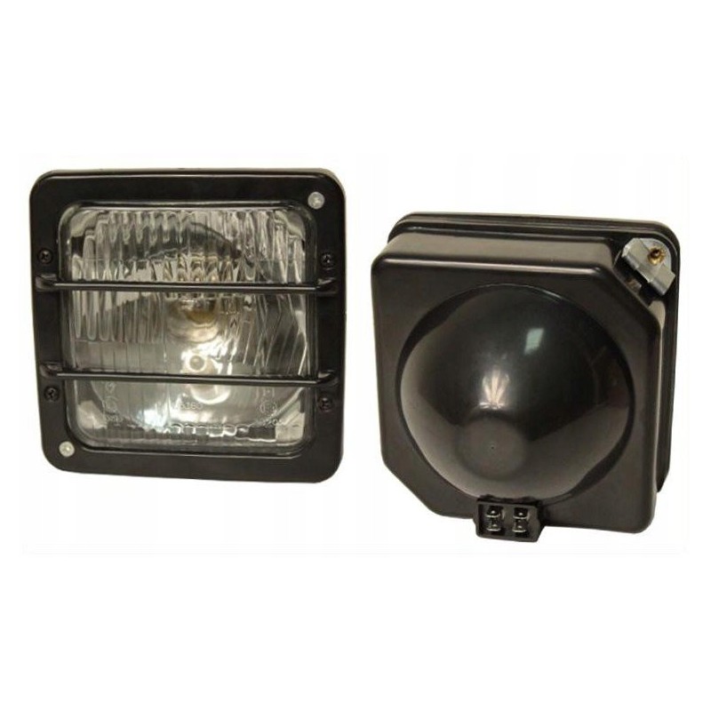 Headlight, front lamp, bulb grille