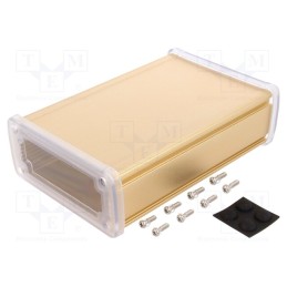 1 pcs x GAINTA - ALUG705GD160-C -AS - Enclosure: multipurpose, X: 115.1mm, Y: 169mm, Z: 51.6mm, aluminium