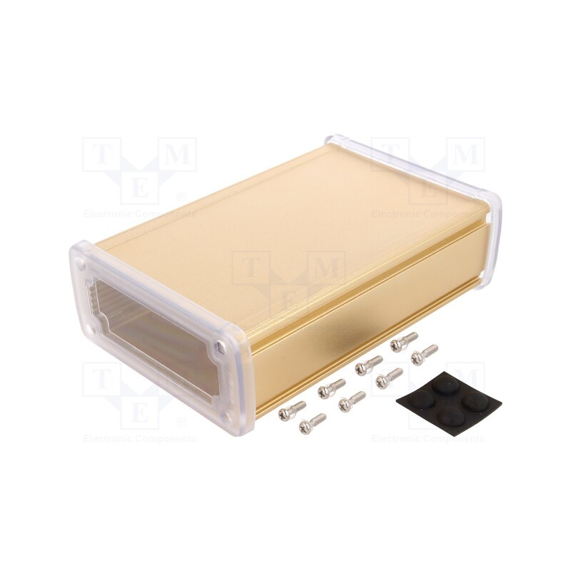 1 pcs x GAINTA - ALUG705GD160-C -AS - Enclosure: multipurpose, X: 115.1mm, Y: 169mm, Z: 51.6mm, aluminium