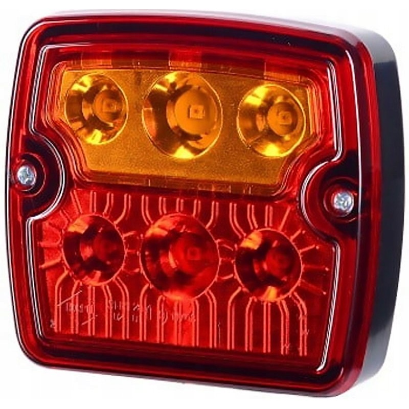 Three-function LED rear lamp