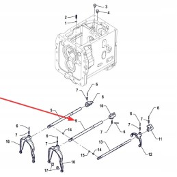 P5s37401110 gear shafts II and III