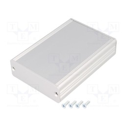 1 pcs x FISCHER ELEKTRONIK - AKG 71 24 100 ME - Enclosure: with panel, AKG, X: 71mm, Y: 100mm, Z: 24mm, aluminium