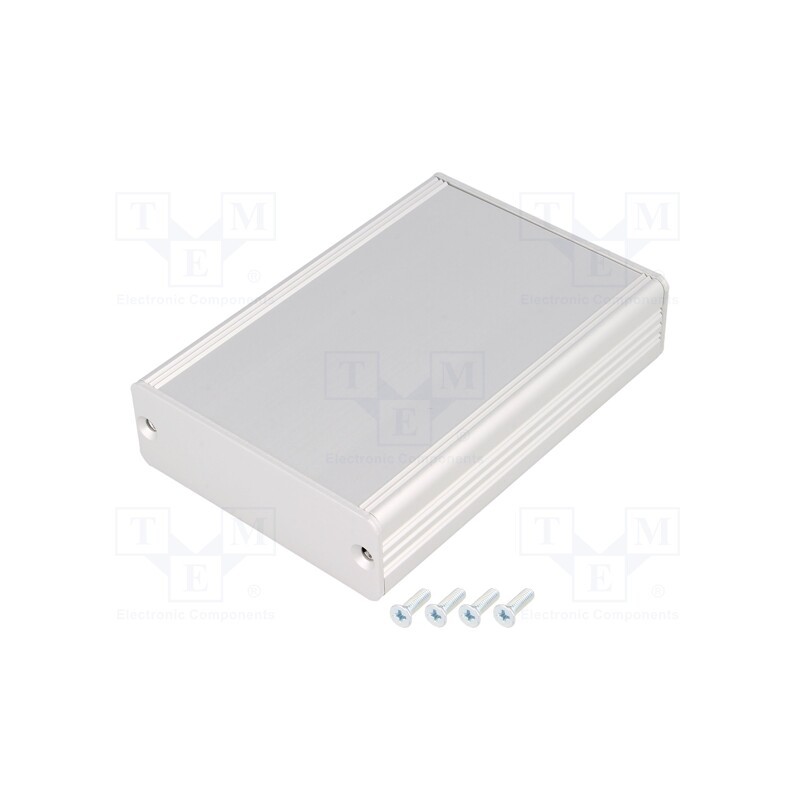 1 pcs x FISCHER ELEKTRONIK - AKG 71 24 100 ME - Enclosure: with panel, AKG, X: 71mm, Y: 100mm, Z: 24mm, aluminium