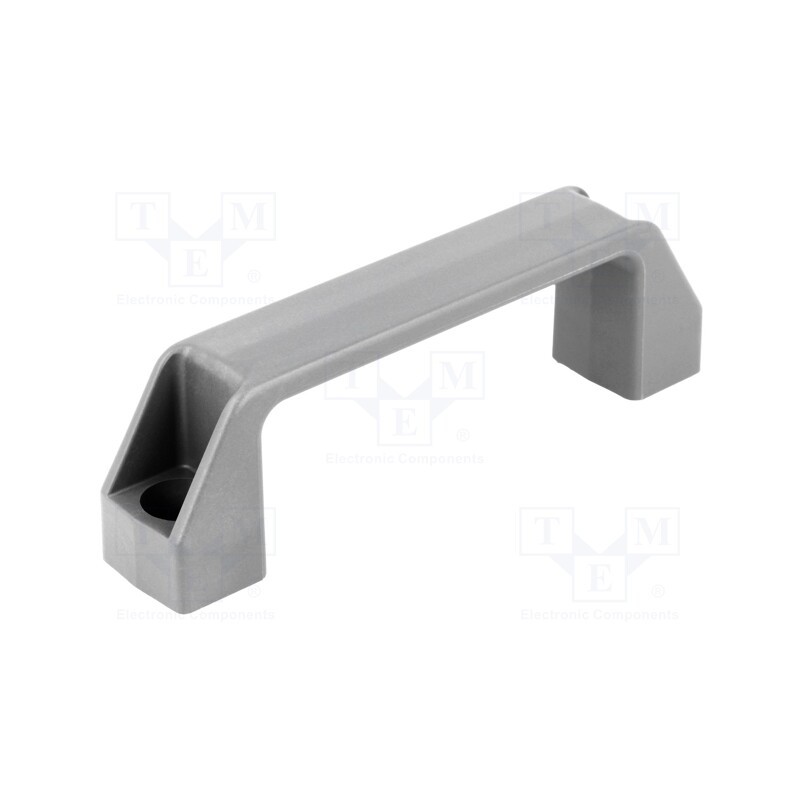 1 pcs x ELESA+GANTER - 37104 - Handle, technopolymer PA, grey, H: 41mm, L: 137mm, W: 26mm, F2: 2.5kN