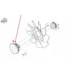 104707 engine fan clutch