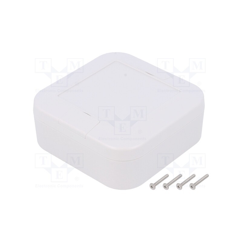 1 pcs x TAKACHI - WP10-10-4G - Enclosure: multipurpose, X: 100mm, Y: 100mm, Z: 40mm, WP, ASA, IP67