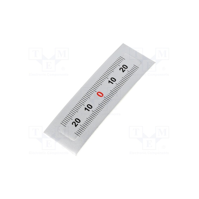 1 pcs x ELESA+GANTER - GN 711-KUS-50-W-M - Ruler, figures horizontally arranged,self-adhesive, W: 11mm