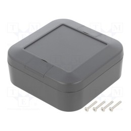 1 pcs x TAKACHI - WP10-10-4C - Enclosure: multipurpose, X: 100mm, Y: 100mm, Z: 40mm, WP, ABS, IP67