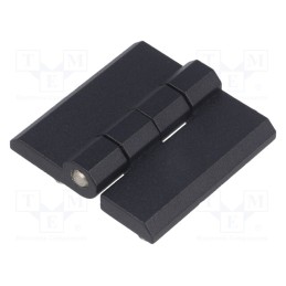 1 pcs x ELESA+GANTER - GN 237-ZD-50-50-C-SW - Hinge, Width: 50mm, zinc and aluminium alloy, black, H: 50mm