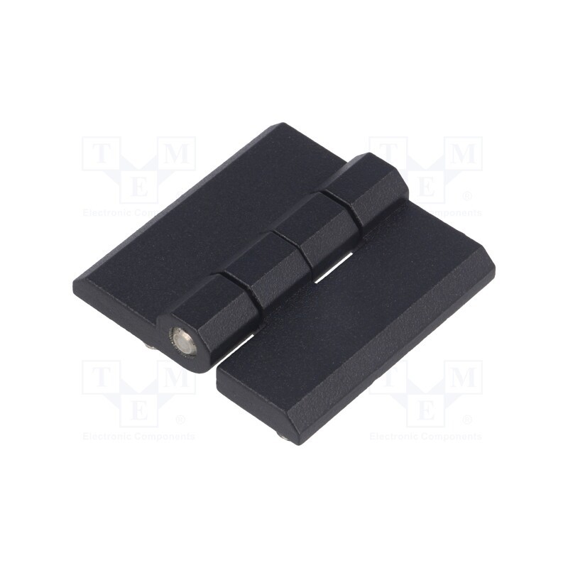 1 pcs x ELESA+GANTER - GN 237-ZD-50-50-C-SW - Hinge, Width: 50mm, zinc and aluminium alloy, black, H: 50mm