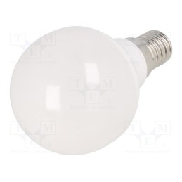 1 pcs x GTV Poland - GT-B45NW5W-3 - LED lamp, neutral white, E14, 230VAC, 5W, 200°, 4000K, 3pcs.