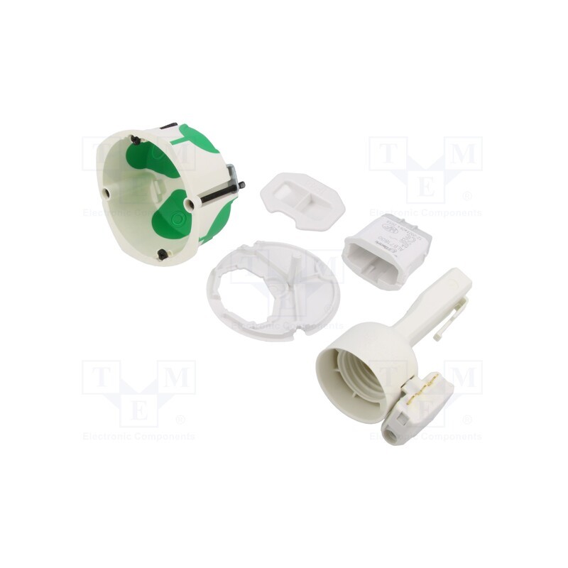 1 pcs x SCHNEIDER ELECTRIC - IMT35026 - Enclosure: junction box, Ø: 71mm, Z: 40mm, plaster embedded, IP40