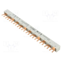 1 pcs x EATON ELECTRIC - EVGK-3PHAS/12MODUL - Busbar, 10mm2, Poles: 3, Urated: 240V,415V, Usurge rated: 4kV, fork