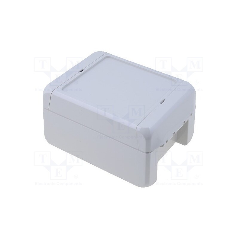 1 pcs x BOPLA - 96032125 - Enclosure: multipurpose, X: 80mm, Y: 113mm, Z: 60mm, BOCUBE, ABS, grey