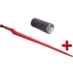 Bushing 115 x 45 mm, front loader, forged forks 880 mm