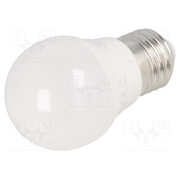 1 pcs x GTV Poland - GT-B45CNW5W-3 - LED lamp, neutral white, E27, 230VAC, 5W, 200°, 4000K, 3pcs.