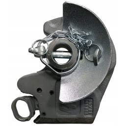 The ball of the lower suspension arm with a collar next to it