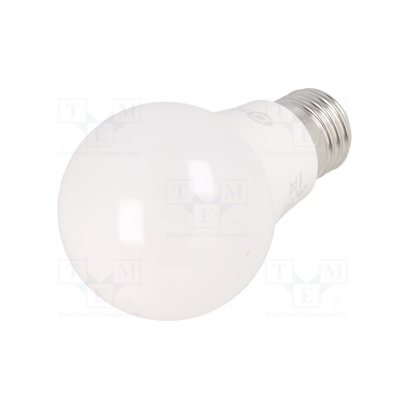 1 pcs x GTV Poland - GT-A60WW9W-3 - LED lamp, warm white, E27, 230VAC, 8.8W, 200°, 3000K, 3pcs.
