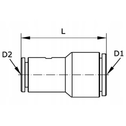 Sc86p straight plug connector 8 6