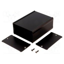 1 pcs x FISCHER ELEKTRONIK - TUF 80 42 100 SA - Enclosure: with panel, TUF, X: 80mm, Y: 100mm, Z: 42mm, aluminium