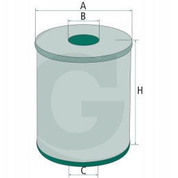 Oil filter Kramer Mann filter 0150 15 40 12