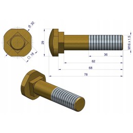 Supported screw c 330