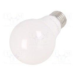 1 pcs x GTV Poland - GT-A60WW10W-3 - LED lamp, warm white, E27, 230VAC, 10W, 200°, 3000K, 3pcs.