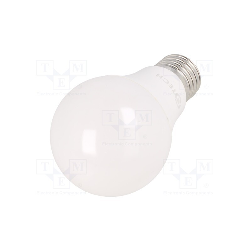 1 pcs x GTV Poland - GT-A60WW10W-3 - LED lamp, warm white, E27, 230VAC, 10W, 200°, 3000K, 3pcs.