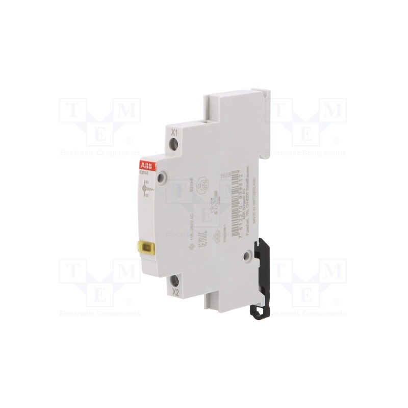 1 pcs x ABB - 2CCA703403R0001 - LED indicator, 115÷250VAC, for DIN rail mounting, 9mm