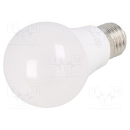 1 pcs x GTV Poland - GT-A60NW9W-3 - LED lamp, neutral white, E27, 230VAC, 8.8W, 200°, 4000K, 3pcs.