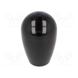 1 pcs x ELESA+GANTER - I.622/55-M10 BLACK - Conical knob, Int.thread: M10, 35mm, Base dia: 21mm, Ømax: 34mm