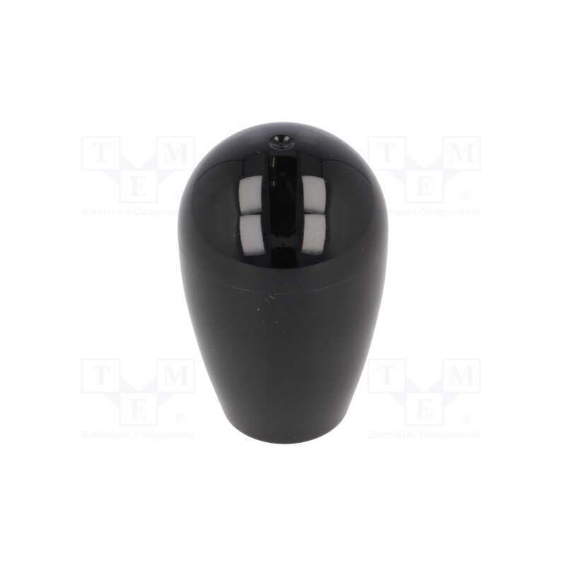 1 pcs x ELESA+GANTER - I.622/55-M10 BLACK - Conical knob, Int.thread: M10, 35mm, Base dia: 21mm, Ømax: 34mm