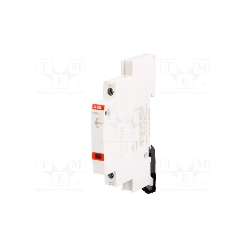 1 pcs x ABB - 2CCA703401R0001 - LED indicator, 115÷250VAC, for DIN rail mounting, 9mm