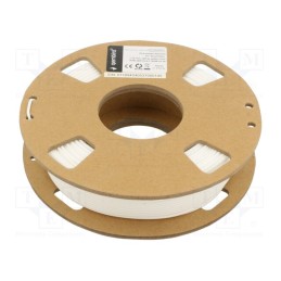 1 rol x GEMBIRD - 3DP-PLA1.75GE-01-W - Filament: PLA, 1.75mm, white, 190÷220°C, 200g