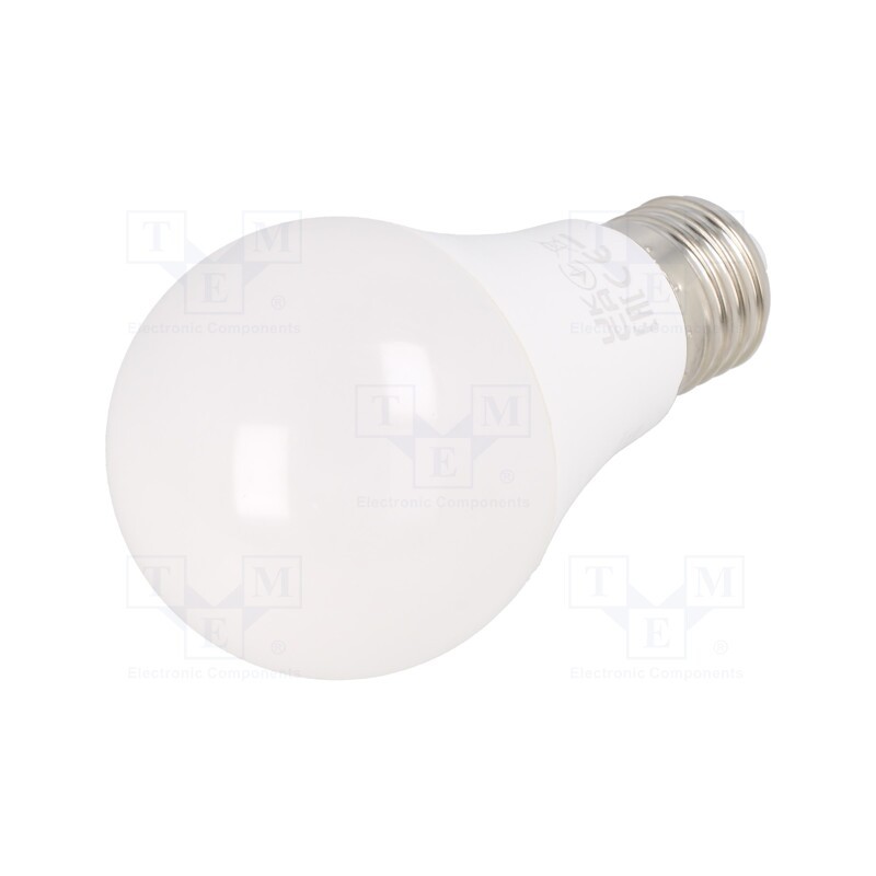 1 pcs x GTV Poland - GT-A60NW10W-3 - LED lamp, neutral white, E27, 230VAC, 10W, 200°, 4000K, 3pcs.