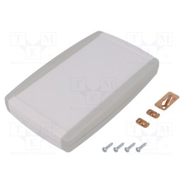 1 pcs x TEKO - TN21-B.30 -AS - Enclosure: multipurpose, X: 96mm, Y: 156mm, Z: 24mm, TEKNET, ABS, grey