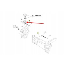 7701572806 front axle sensor o-ring