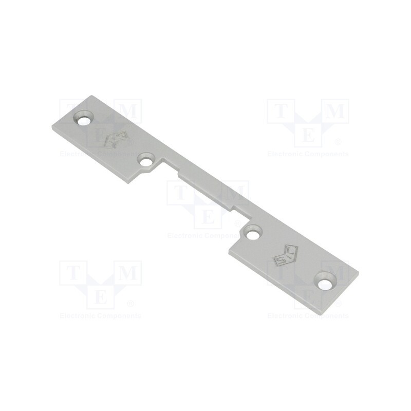 1 pcs x LOCKPOL - 909 G - Frontal plate, for electromagnetic lock,1400 series, grey