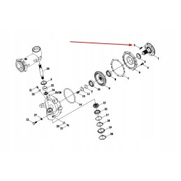 Tc02311020015 hub bolt m14 x 45