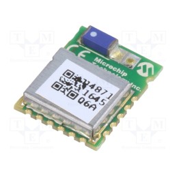 1 pcs x MICROCHIP TECHNOLOGY - RN4871-V/RM118 - Module: Bluetooth Low Energy, Bluetooth 5,Bluetooth Low Energy