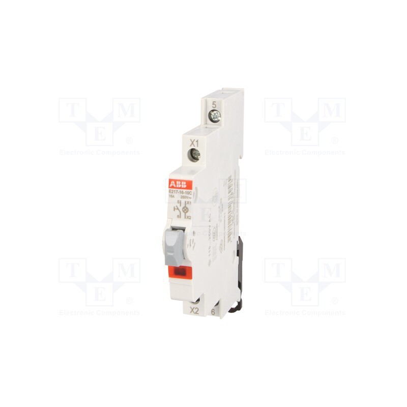 1 pcs x ABB - 2CCA703161R0001 - Module: pushbutton switch, 250VAC, 16A, for DIN rail mounting