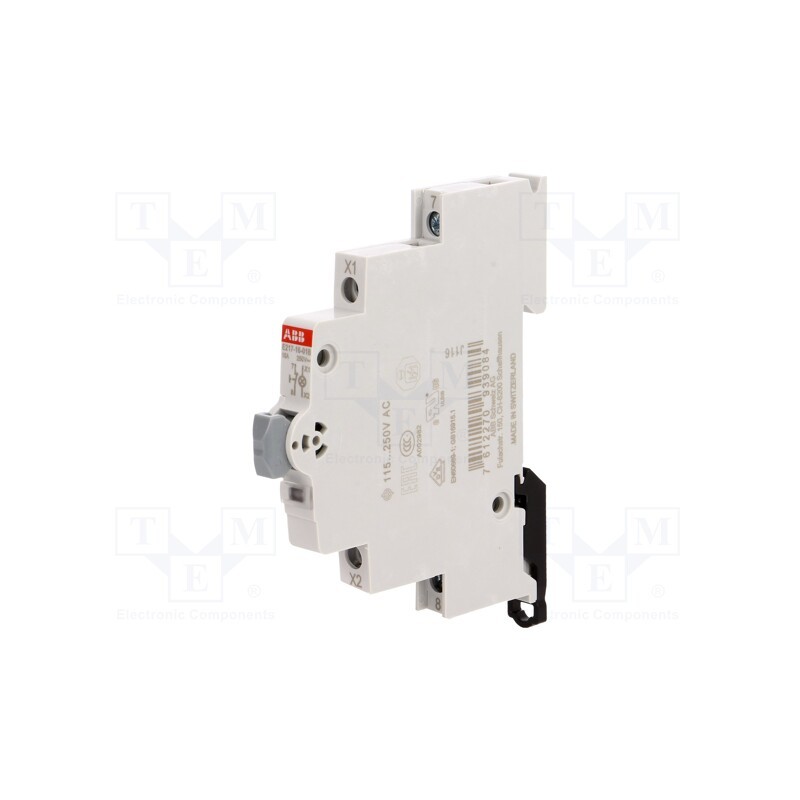 1 pcs x ABB - 2CCA703250R0001 - Module: pushbutton switch, 250VAC, 16A, for DIN rail mounting