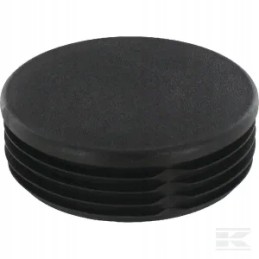 Black protective cap 90mm with grooves