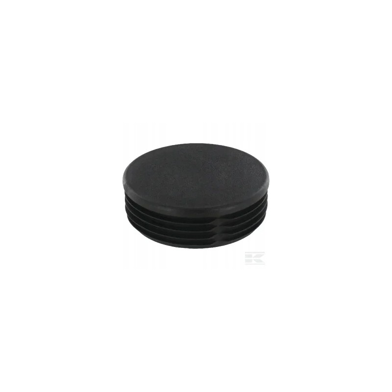 Black protective cap 90mm with grooves