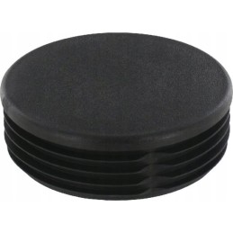 Black protective cap 90mm with grooves