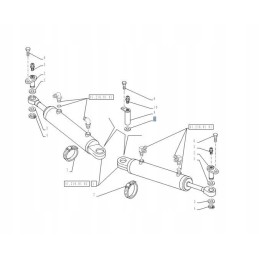 Pin washer new holland case 5142223 cnh