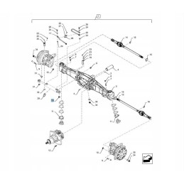 Pin washer new holland case 5142223 cnh
