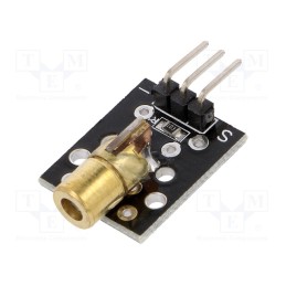 1 pcs x OKYSTAR - OKY3301 - Diode: laser, 5VDC, Dim: 15x24mm, λd: 650nm